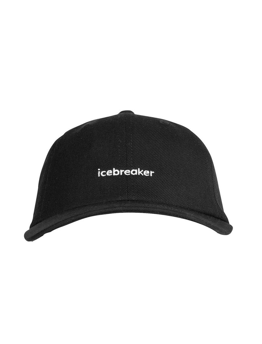 Czapki Icebreaker Unisex Merino 6 Panel Damskie Czarne | PL 1466YXFU